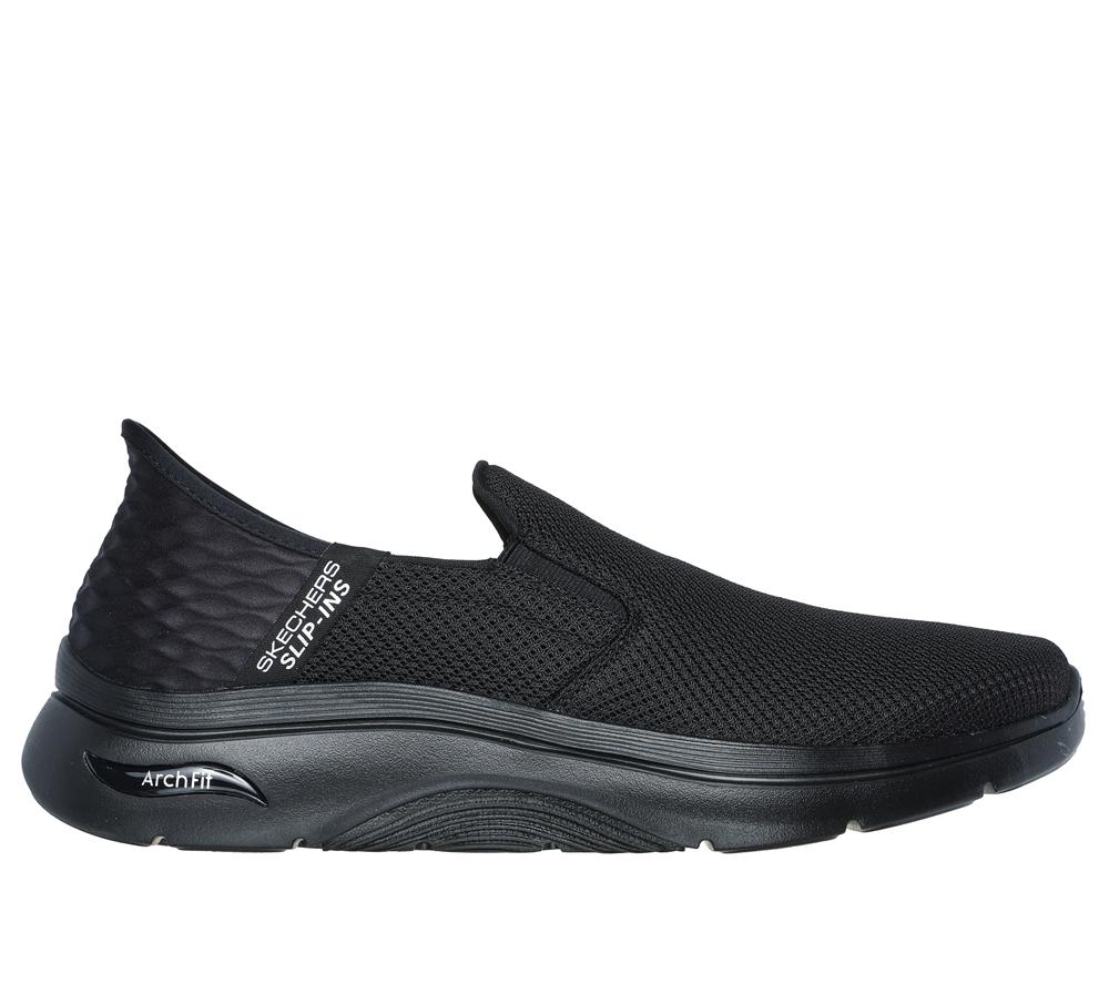 Men Skechers Slip-ins: GO WALK Arch Fit 2.0 Hands Free Slip Ins Black  USA |  5017-RTDBP