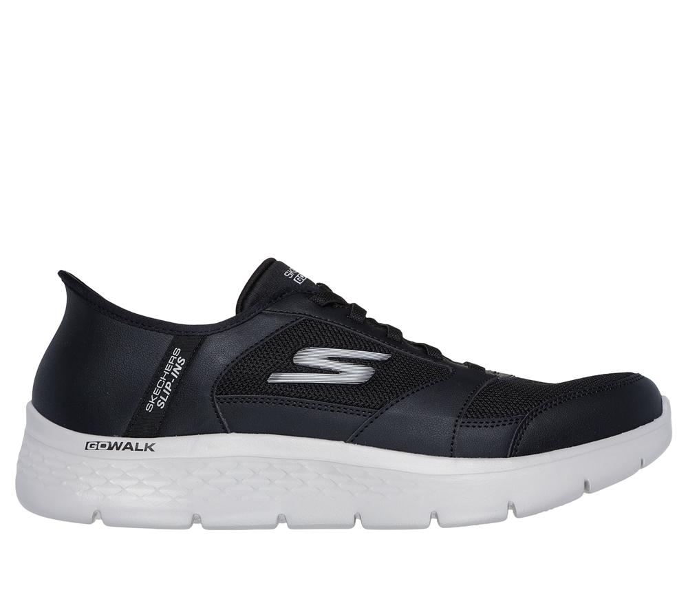 Men Skechers Slip-ins: GO WALK Flex - Anza Sneakers Black / Grey  USA |  4602-HGIKV