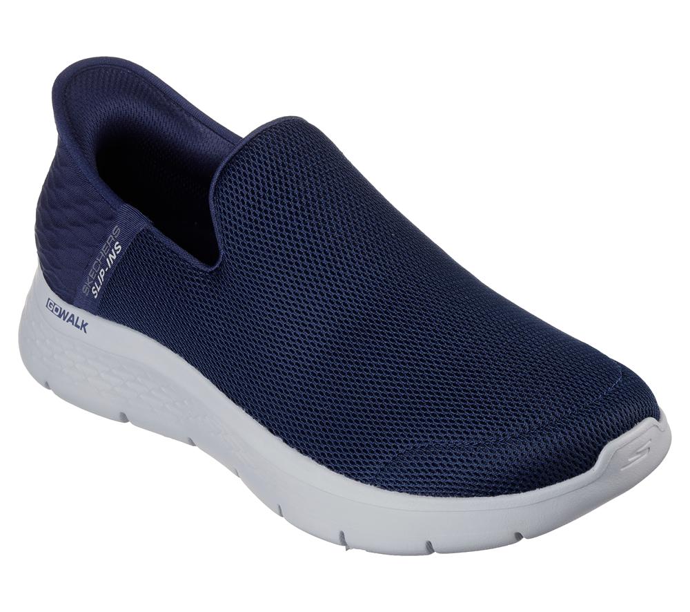 Men Skechers Slip-ins: GO WALK Flex - No Hands Sneakers Navy  USA |  2815-YGKAC