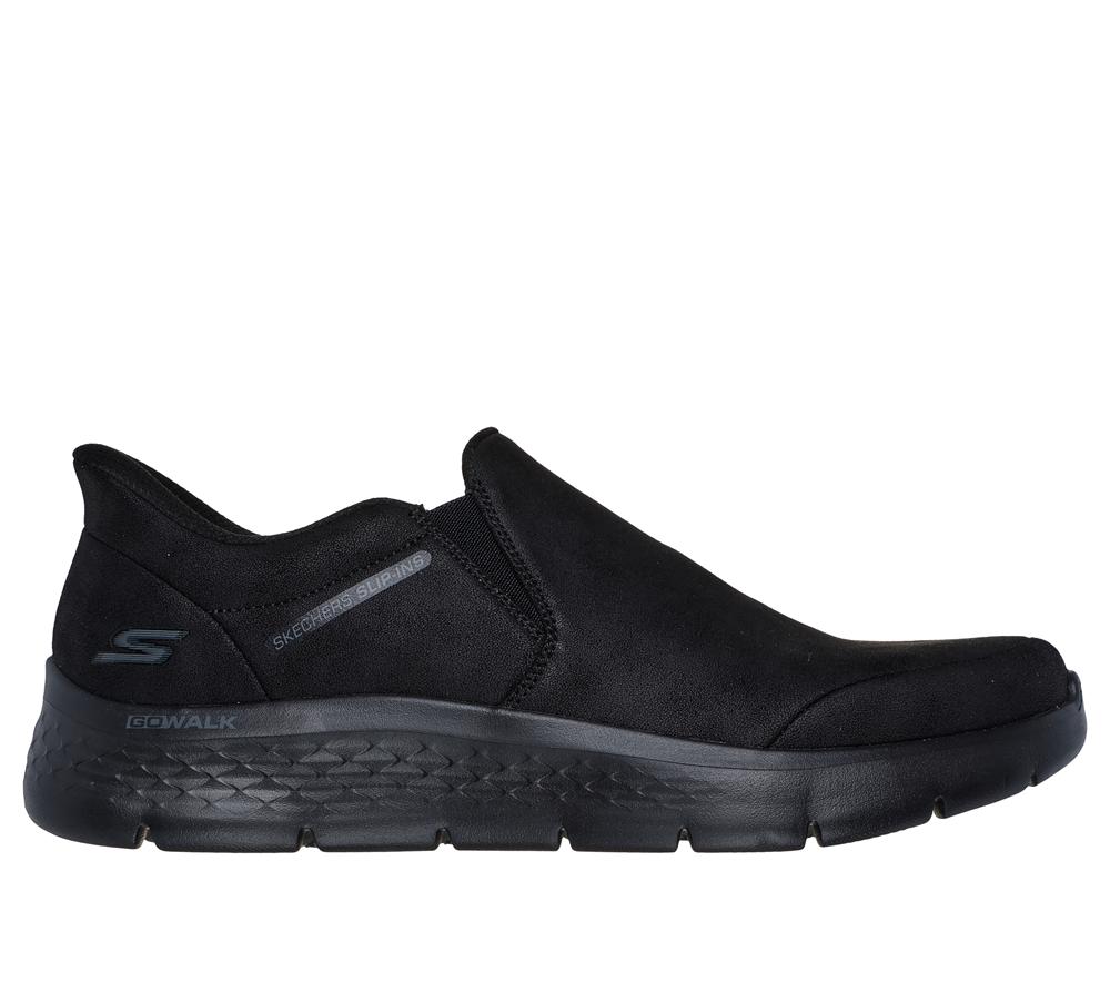 Men Skechers Slip-ins: GO WALK Flex - Ray Sneakers Black  USA |  3640-DVBJC