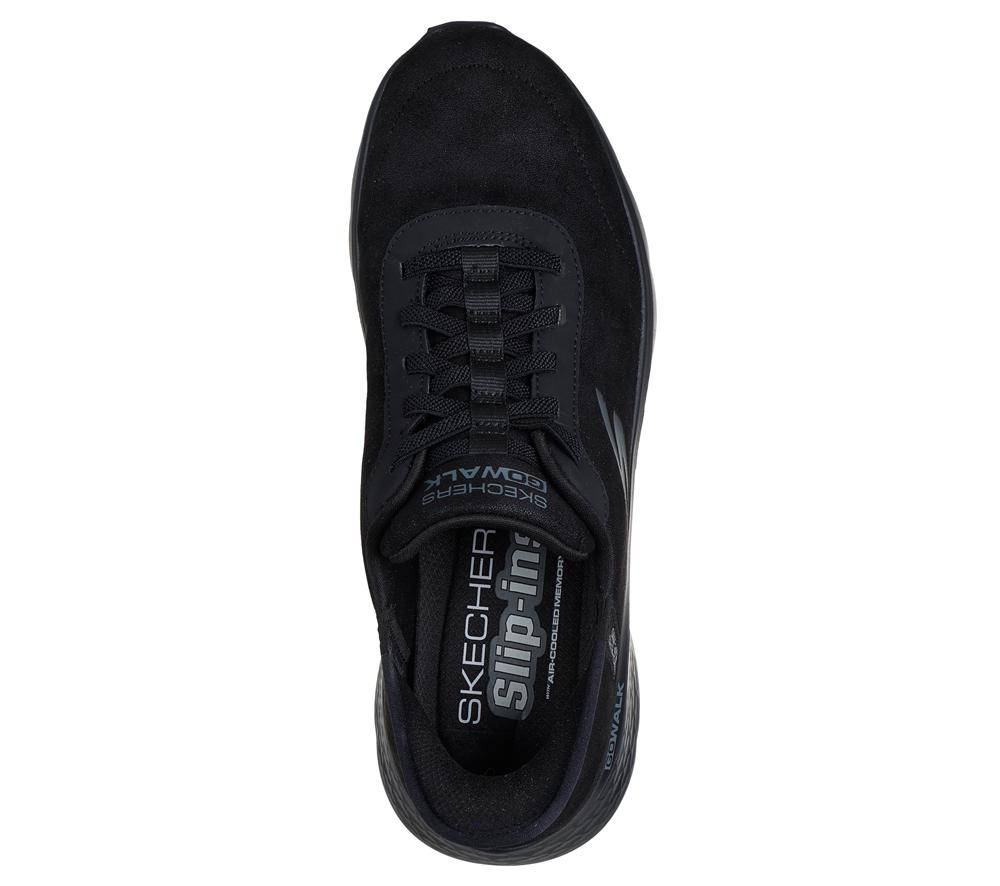 Men Skechers Slip-ins: GO WALK Flex - Smooth Motion Sneakers Black  USA |  7968-SMWPI