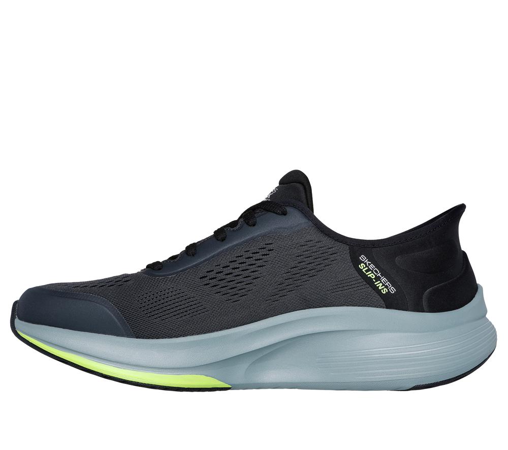 Men Skechers Slip-ins: GO WALK Max Walker - Next Generation Sneakers Charcoal / Black  USA |  8501-CBKIE