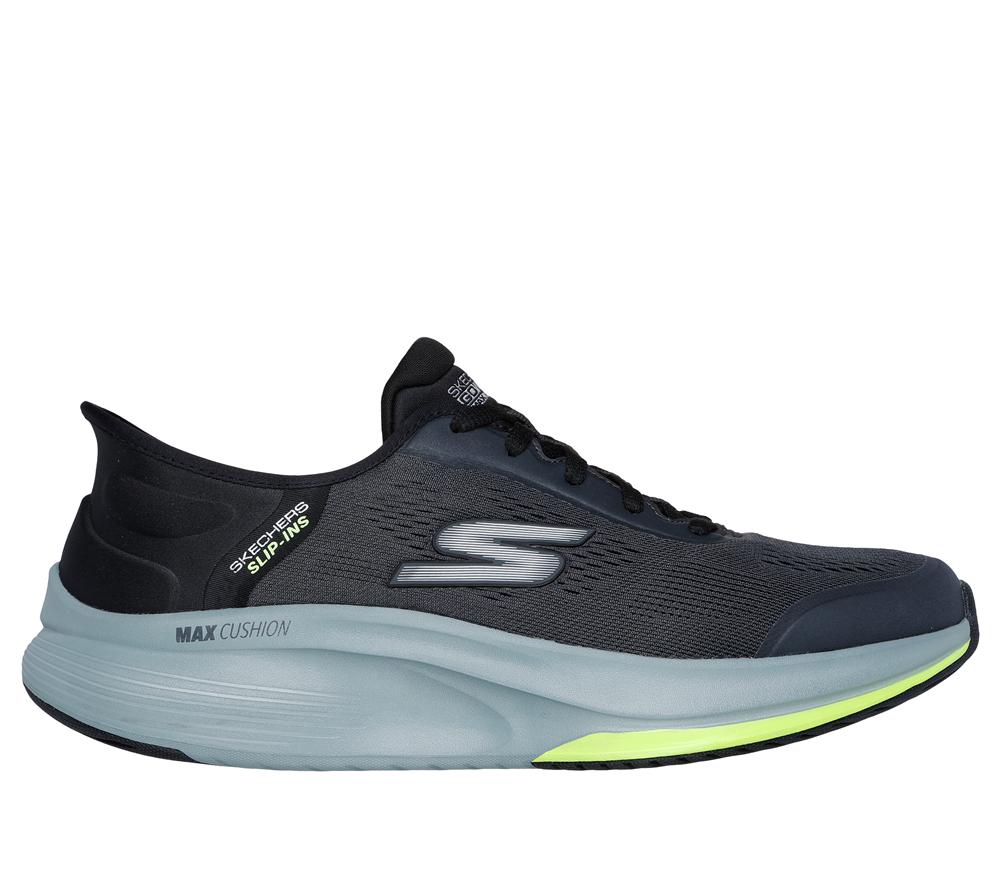 Men Skechers Slip-ins: GO WALK Max Walker - Next Generation Sneakers Charcoal / Black  USA |  8501-CBKIE