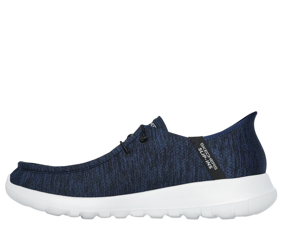 Men Skechers Slip-ins: GO WALK Max - Free Hands Hands Free Slip Ins Navy  USA |  6058-ZNFIS