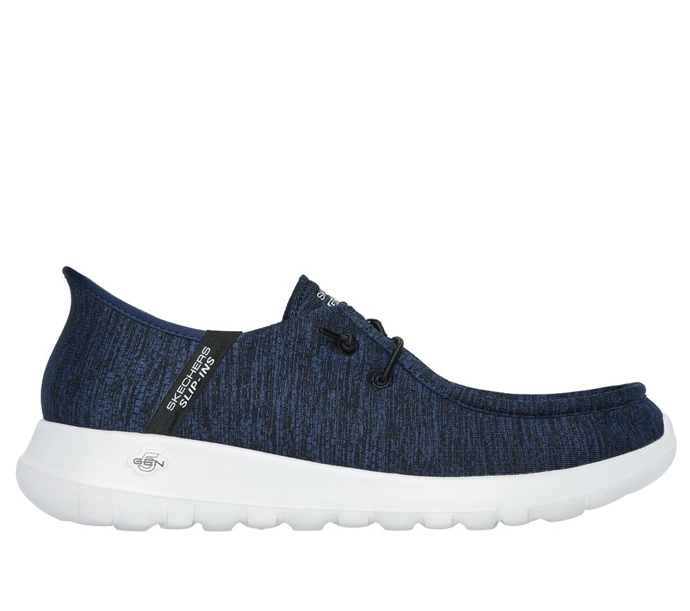 Men Skechers Slip-ins: GO WALK Max - Free Hands Hands Free Slip Ins Navy  USA |  6058-ZNFIS