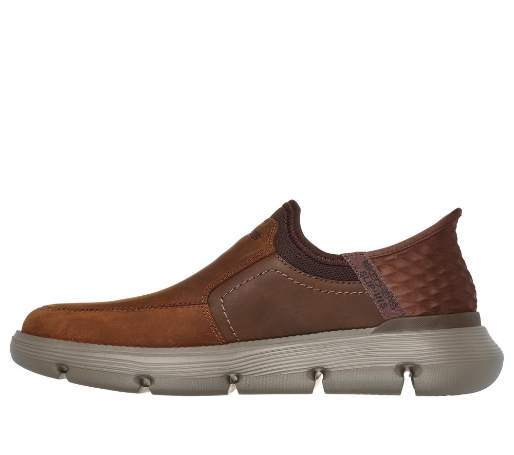 Men Skechers Slip-ins: Garza - Dorado Hands Free Slip Ins Brown  USA |  9718-TCBUP