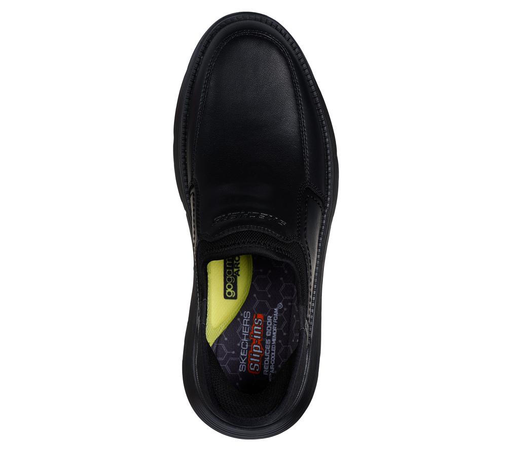 Men Skechers Slip-ins: Garza - Dorado Hands Free Slip Ins Black  USA |  8294-QCUAV