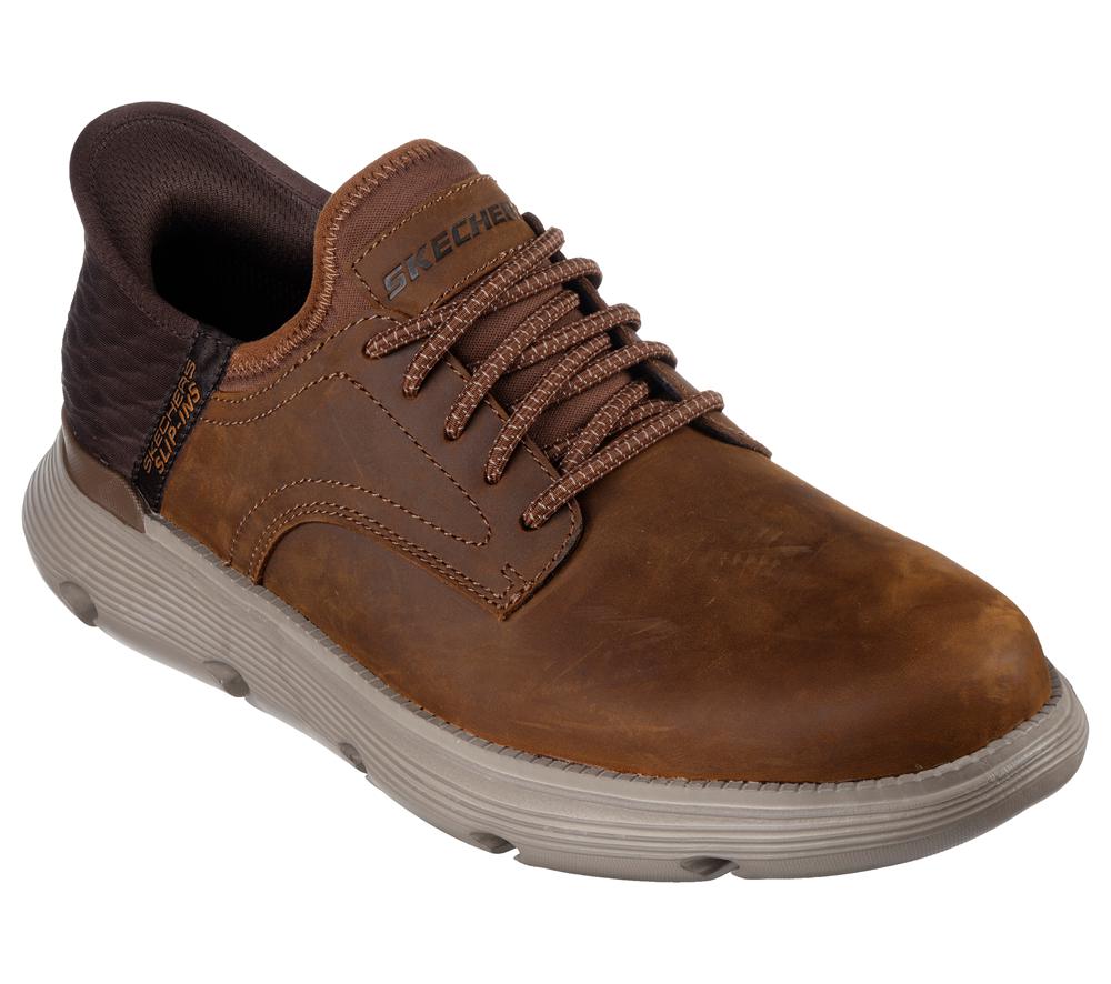 Men Skechers Slip-ins: Garza - Gervin Hands Free Slip Ins Brown  USA |  2587-VNFCW