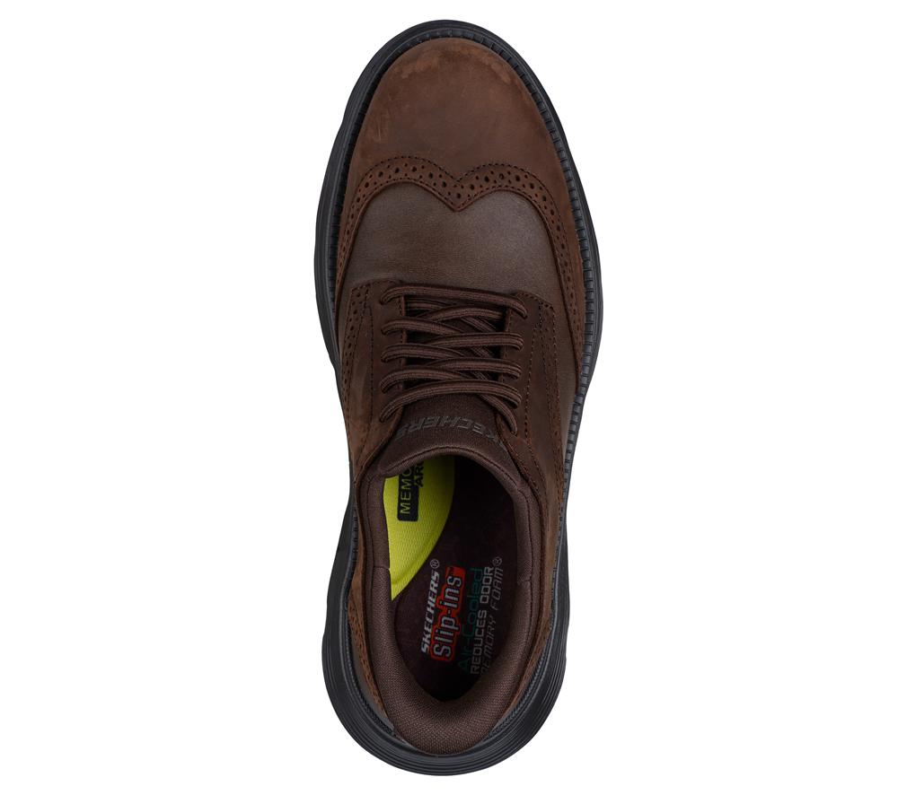 Men Skechers Slip-ins: Garza - Sully Hands Free Slip Ins Cocoa Brown  USA |  2504-KCVZU