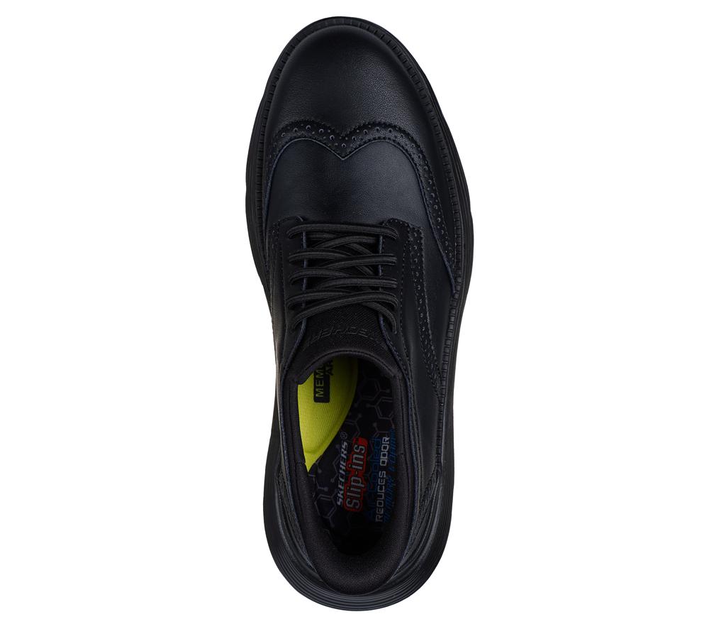 Men Skechers Slip-ins: Garza - Sully Hands Free Slip Ins Black  USA |  1037-VKCQJ