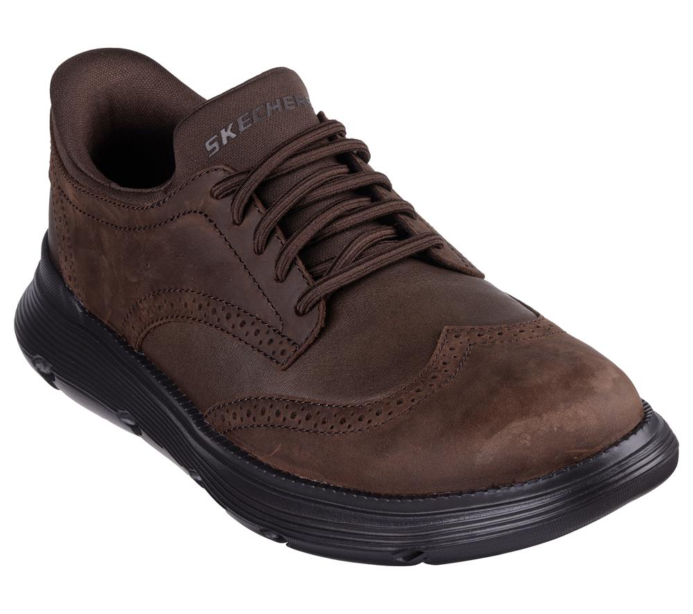 Men Skechers Slip-ins: Garza - Sully Smart Shoes Cocoa Brown  USA |  0351-WTARN