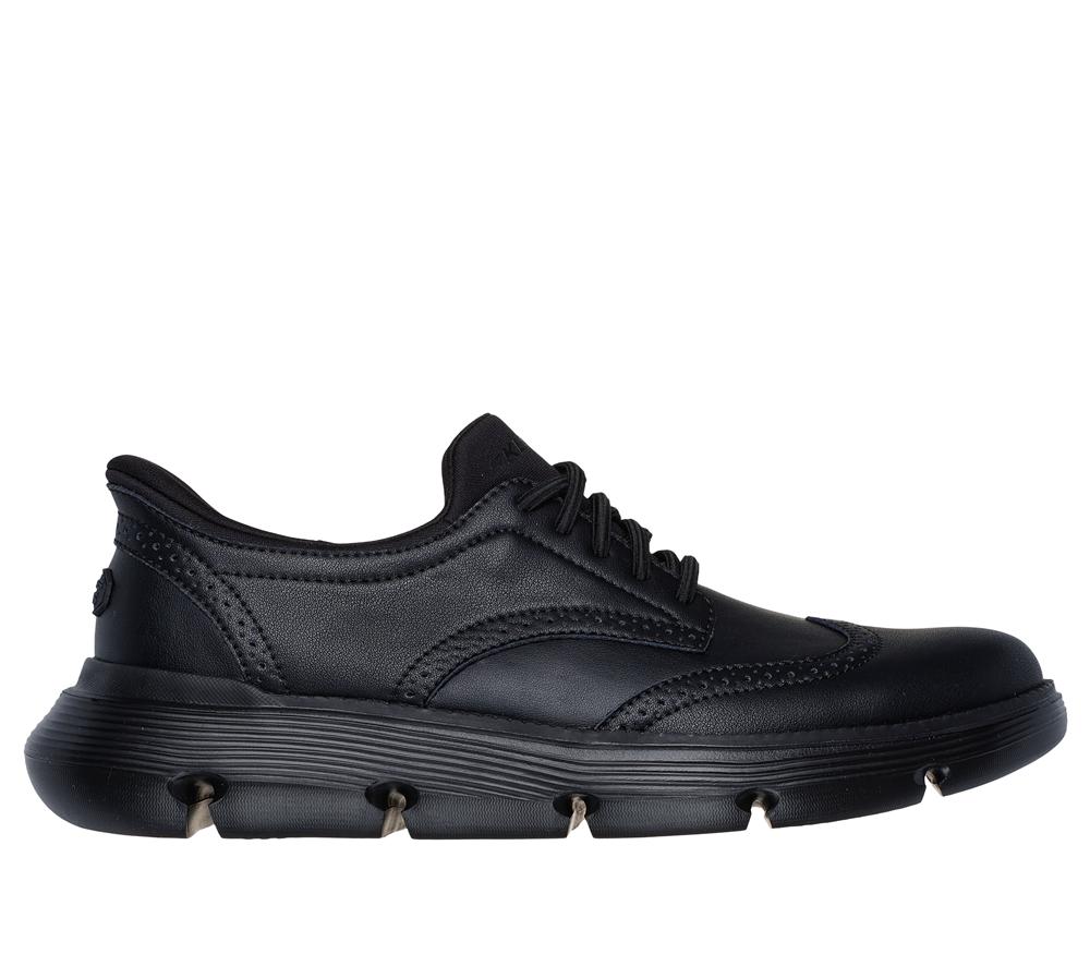 Men Skechers Slip-ins: Garza - Sully Smart Shoes Black  USA |  5708-ISYGX