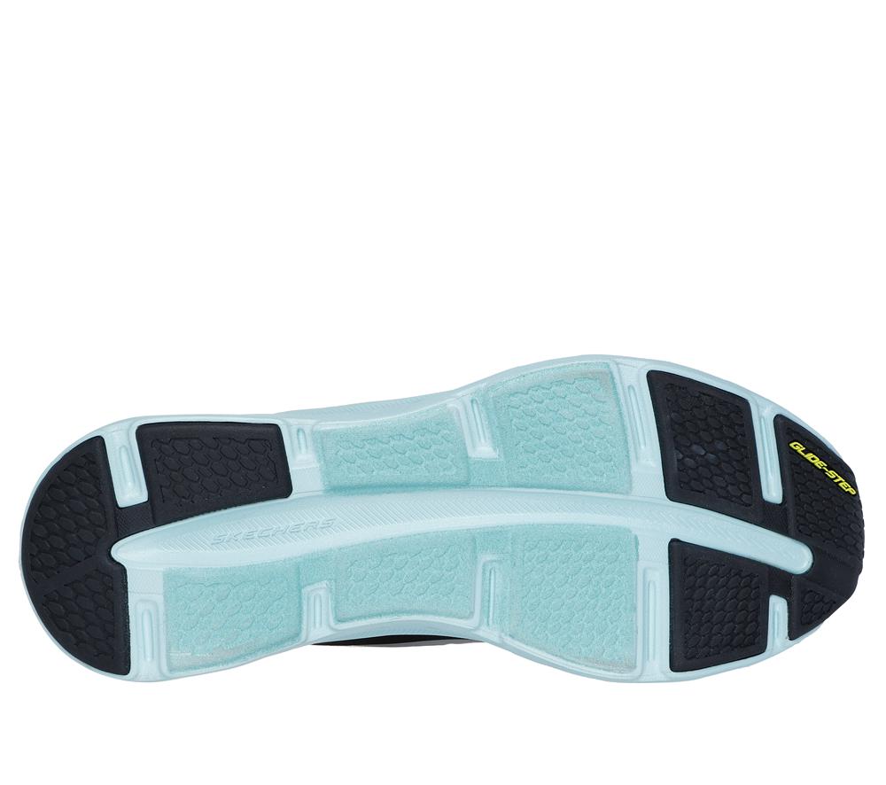 Men Skechers Slip-ins: Glide-Step Altus Slip On Shoes White / Blue  USA |  7568-HRSWB