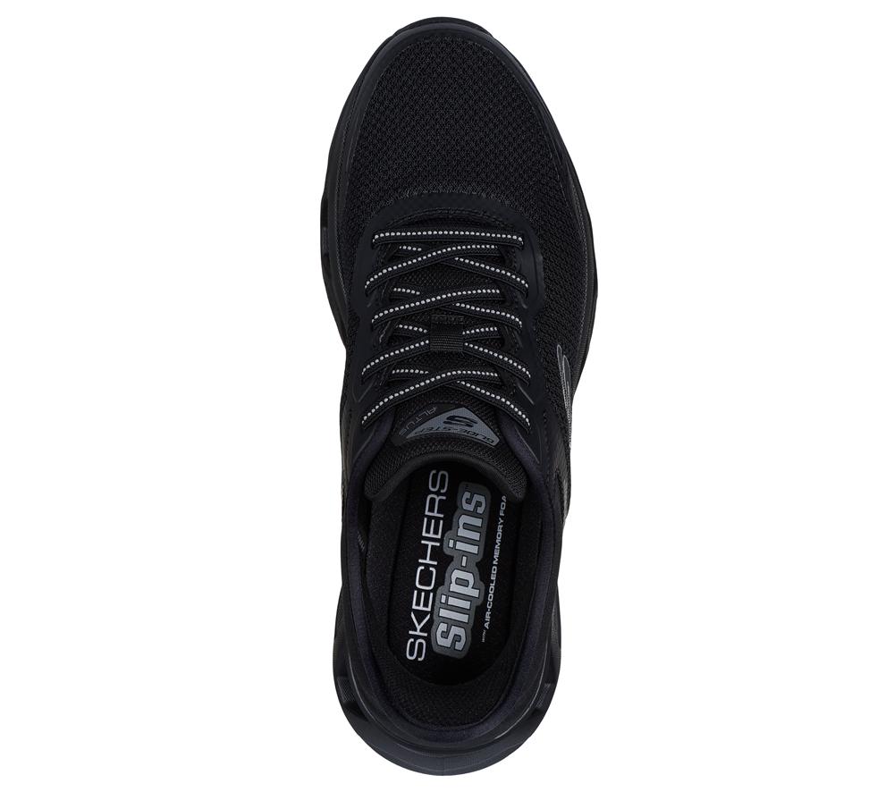 Men Skechers Slip-ins: Glide-Step Altus - Turn Out Slip On Shoes Black  USA |  7940-WPZUG