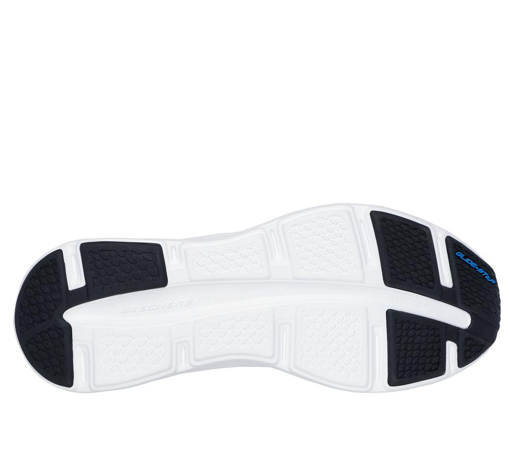 Men Skechers Slip-ins: Glide-Step Altus - Turn Out Hands Free Slip Ins White / Multicolor  USA |  5926-WBGMX
