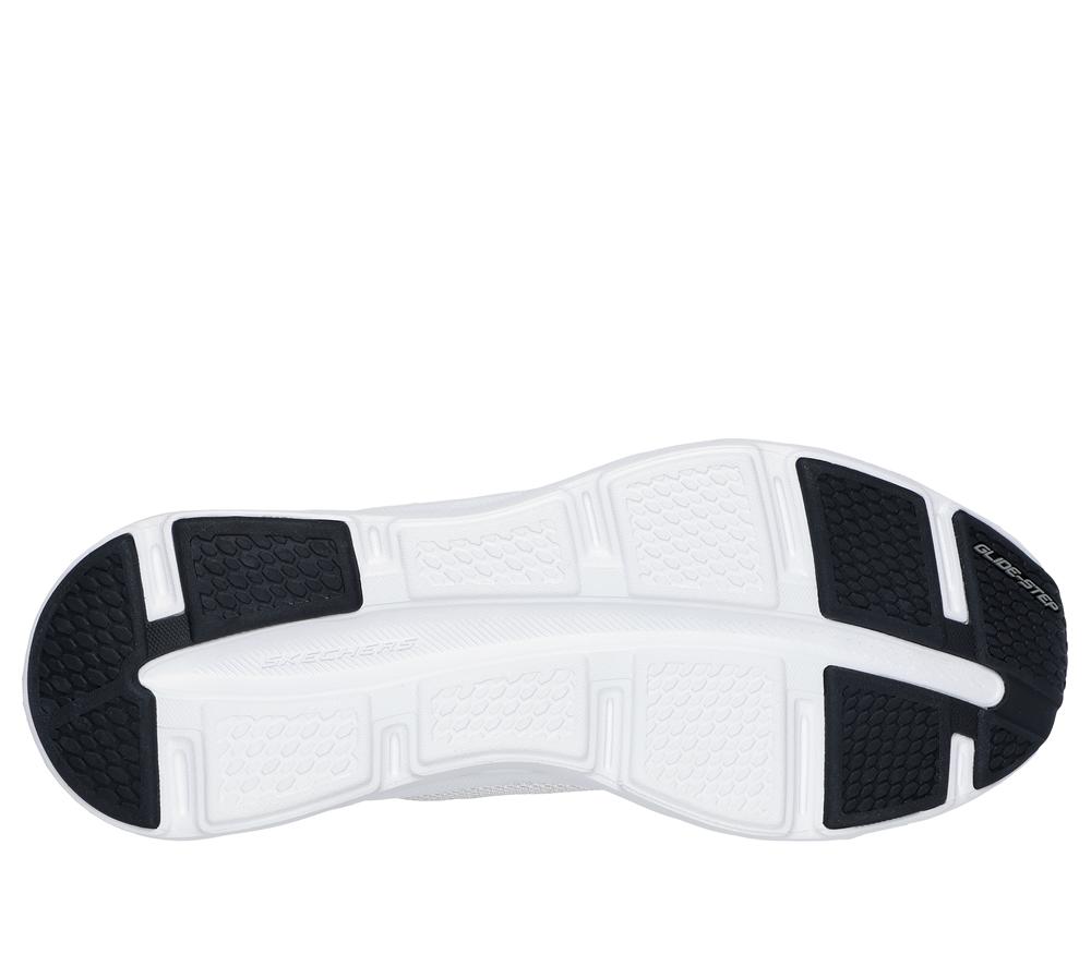 Men Skechers Slip-ins: Glide-Step Altus - Turn Out Hands Free Slip Ins White / Black  USA |  2015-ULZVG