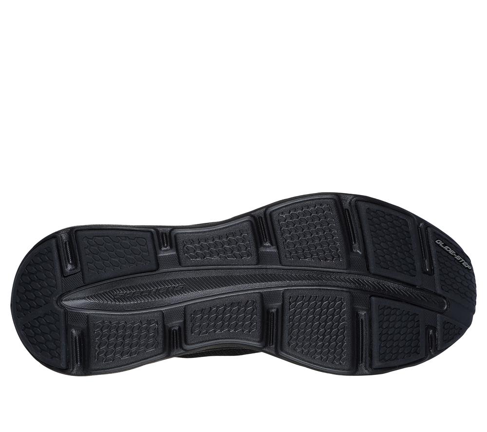 Men Skechers Slip-ins: Glide-Step Altus - Turn Out Hands Free Slip Ins Black  USA |  0257-BEHCG