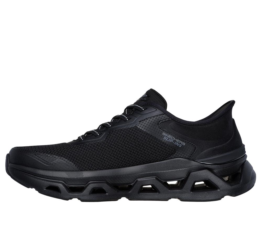 Men Skechers Slip-ins: Glide-Step Altus - Turn Out Hands Free Slip Ins Black  USA |  0257-BEHCG