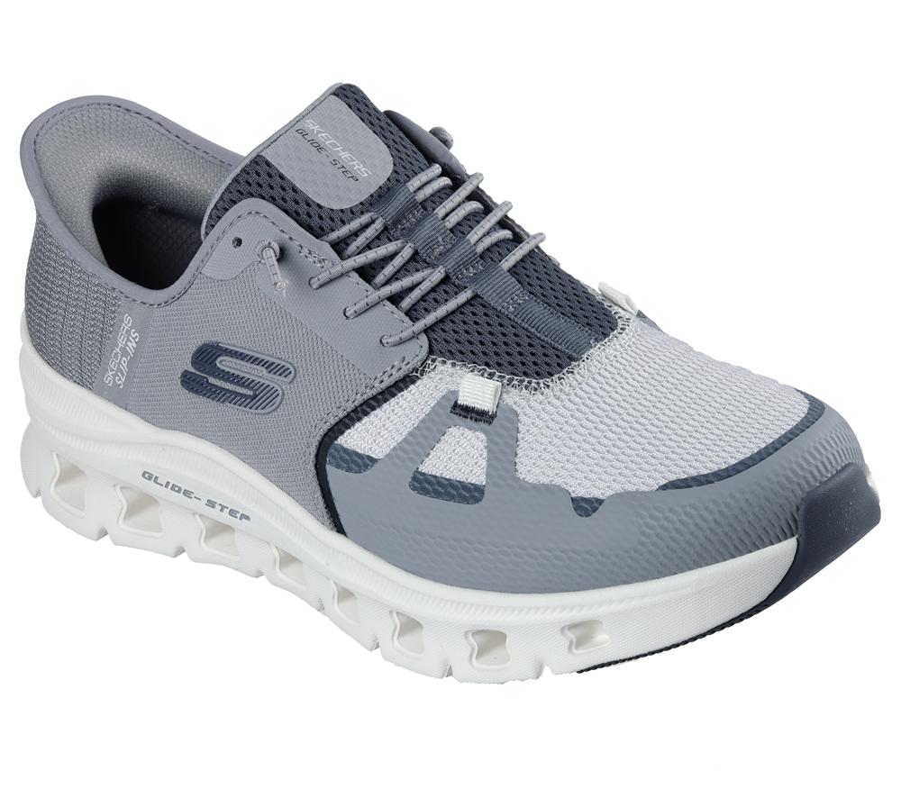 Men Skechers Slip-ins: Glide-Step Pro Slip On Shoes Grey / Charcoal  USA |  3629-UNAJQ