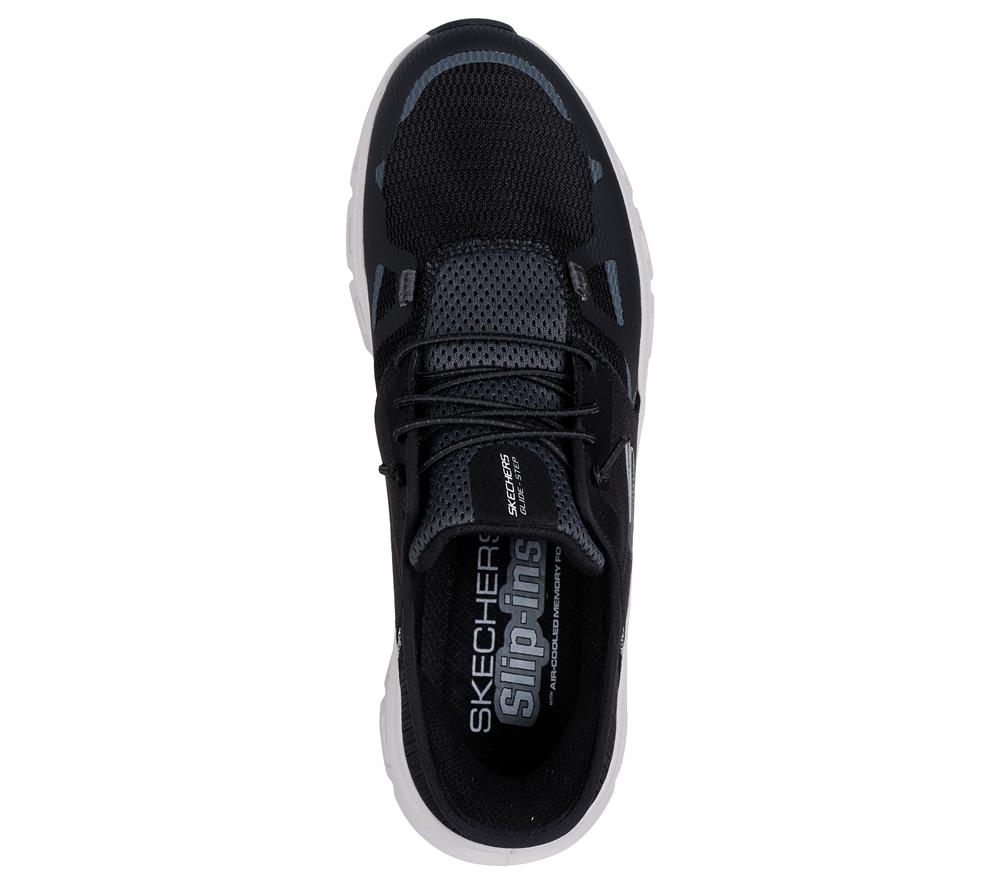Men Skechers Slip-ins: Glide-Step Pro Slip On Shoes Black  USA |  6274-XNJPE