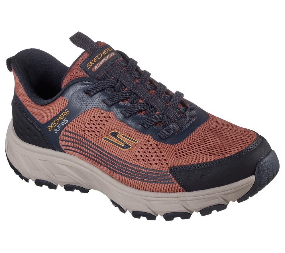 Men Skechers Slip-ins: Hillcrest 2.0 Lace Up Rust Orange  USA |  3614-DZCAF