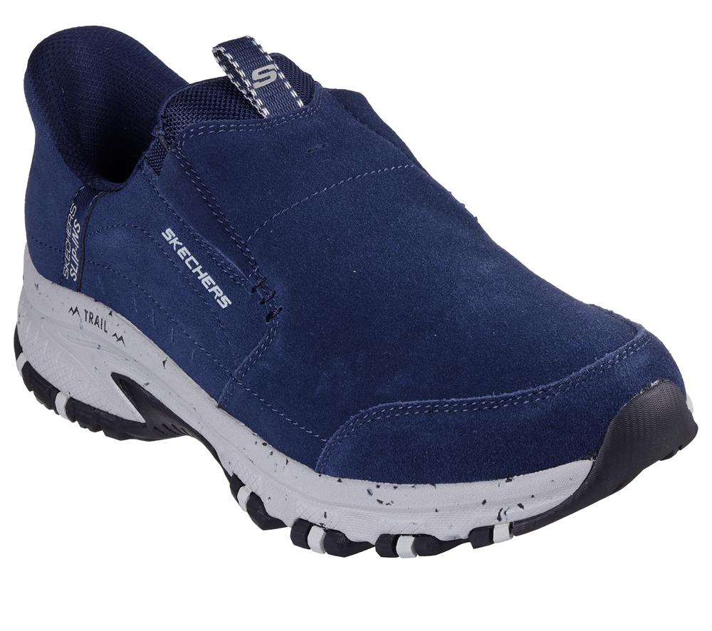 Men Skechers Slip-ins: Hillcrest - Cedar Root Hands Free Slip Ins Navy  USA |  6473-LPYCQ