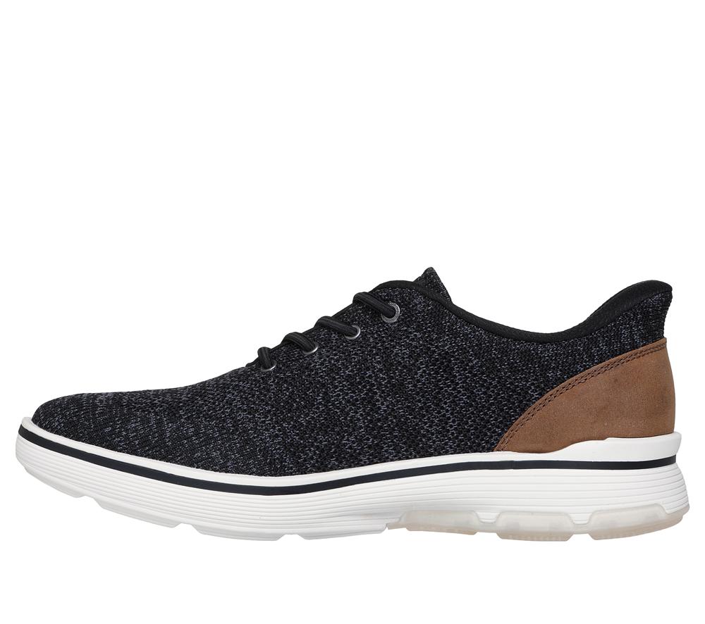 Men Skechers Slip-ins Mark Nason: Casual Glide Cell - Robins Sneakers Black  USA |  1597-ZXAWO