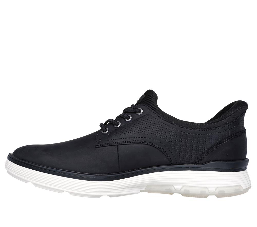 Men Skechers Slip-ins Mark Nason: Casual Glide Cell - Duncan Slip On Shoes Black  USA |  3419-WBAPM