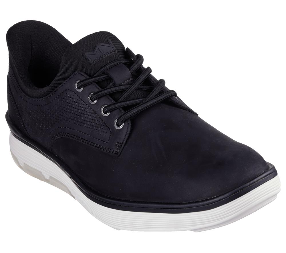 Men Skechers Slip-ins Mark Nason: Casual Glide Cell - Duncan Slip On Shoes Black  USA |  3419-WBAPM