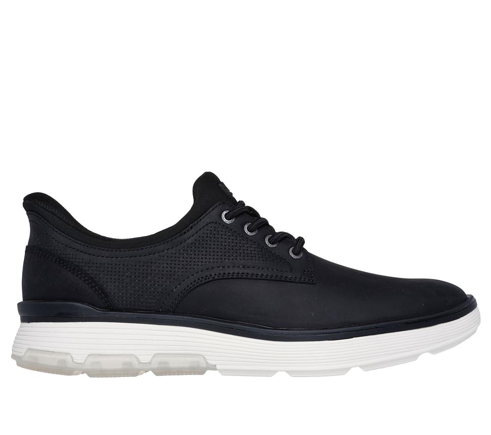 Men Skechers Slip-ins Mark Nason: Casual Glide Cell - Duncan Slip On Shoes Black  USA |  3419-WBAPM