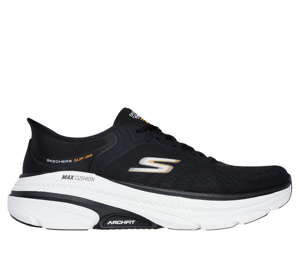 Men Skechers Slip-ins: Max Cushioning Arch Fit 2.0 - Antilles Sneakers Black  USA |  8214-LVACB