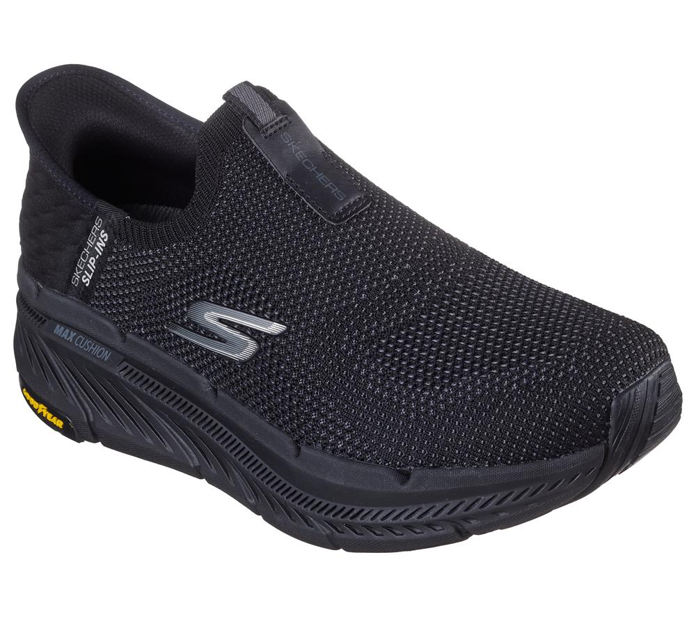 Men Skechers Slip-ins: Max Cushioning Premier 2.0 Sneakers Black  USA |  7890-HKLQC