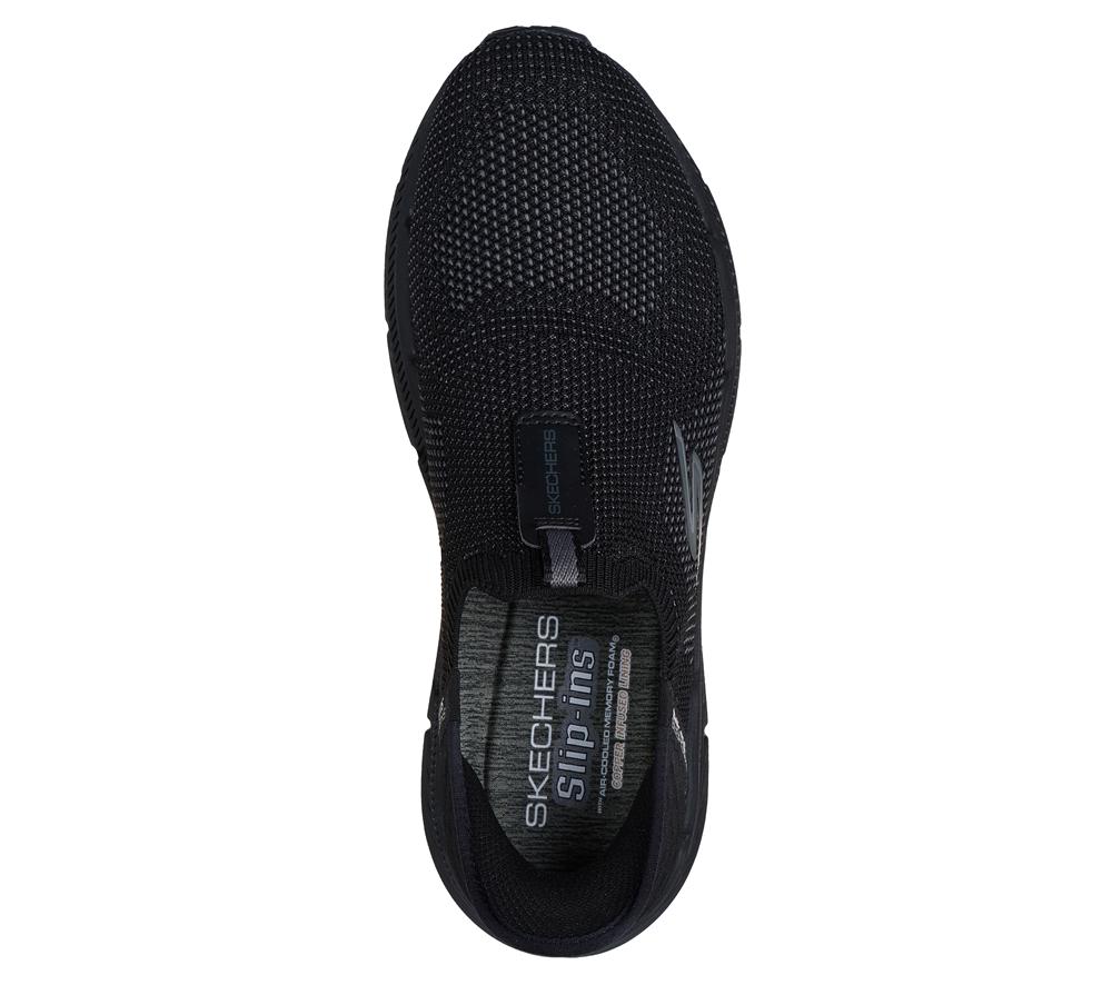 Men Skechers Slip-ins: Max Cushioning Premier 2.0 Slip On Shoes Black  USA |  9641-IDZCR
