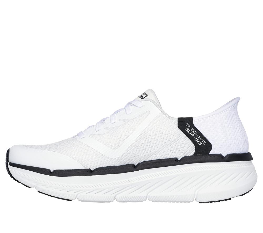 Men Skechers Slip-ins: Max Cushioning Premier 2.0 Slip On Shoes White / Black  USA |  9803-MQIZT