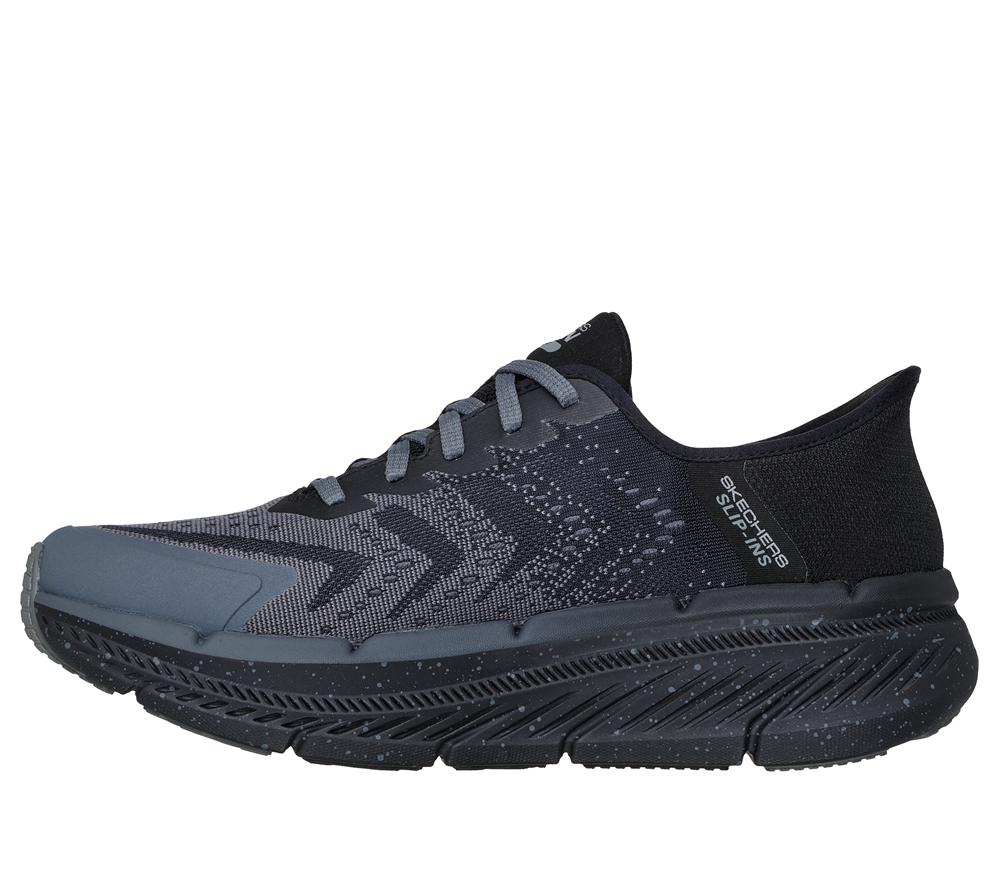Men Skechers Slip-ins: Max Cushioning Premier 2.0 - Stanch Slip On Shoes Black  USA |  4653-GWRHN