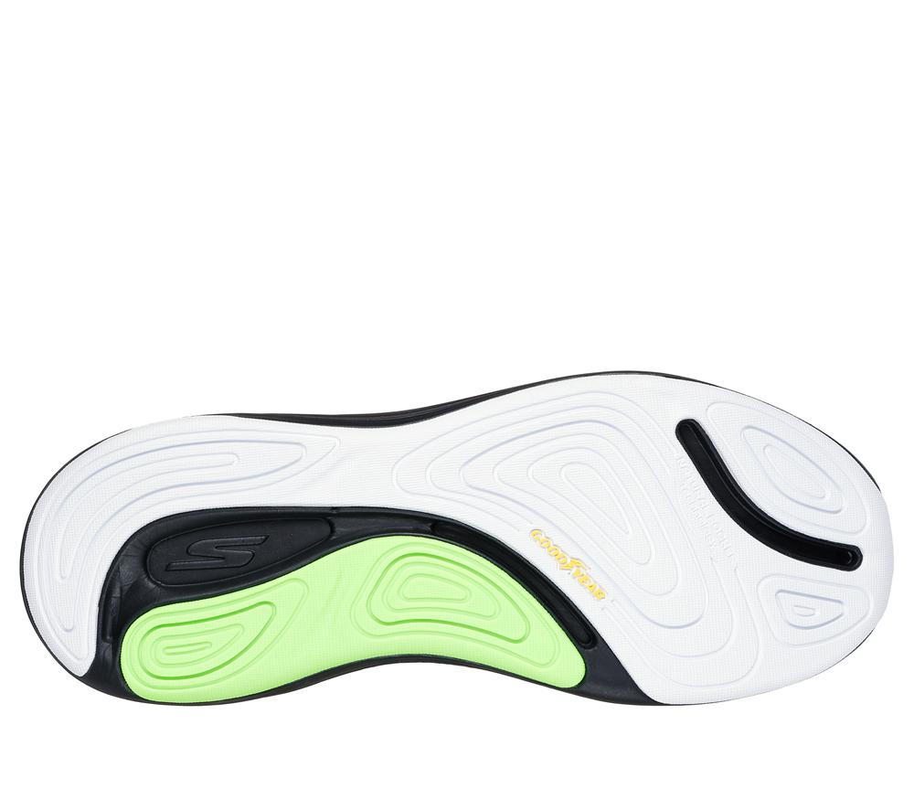 Men Skechers Slip-ins: Max Cushioning Suspension Slip On Shoes White / Black  USA |  1728-KOXBZ