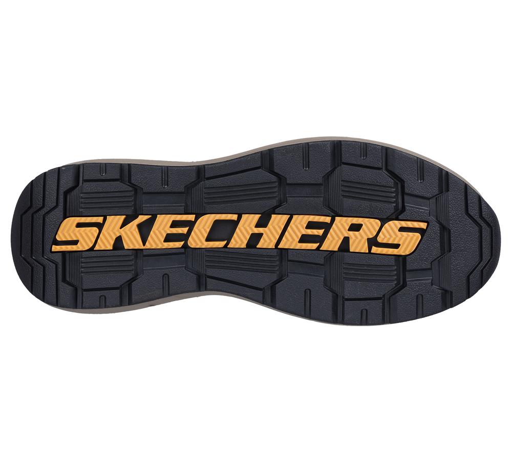 Men Skechers Slip-ins: Neville - Rovelo Slip On Shoes Olive / Black  USA |  6347-HYPFA