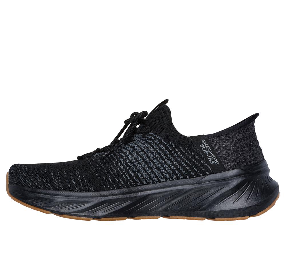 Men Skechers Slip-ins RF: Edgeride - Raygo Slip On Shoes Black  USA |  9740-OMLXF