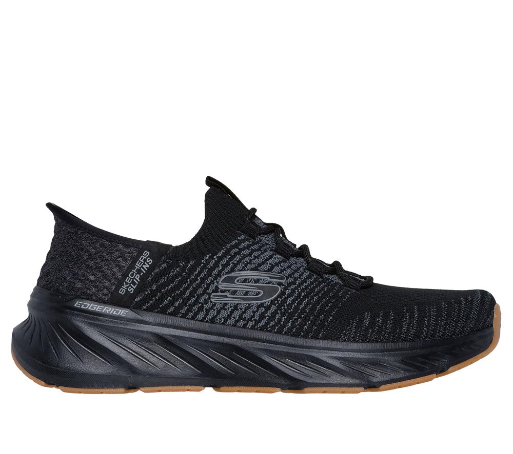Men Skechers Slip-ins RF: Edgeride - Raygo Slip On Shoes Black  USA |  9740-OMLXF