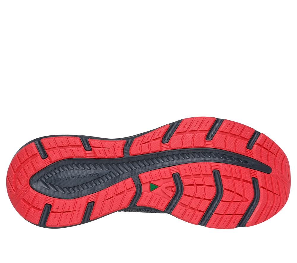 Men Skechers Slip-ins RF: Edgeride - Raygo Hands Free Slip Ins Charcoal / Red  USA |  8207-CHZTY