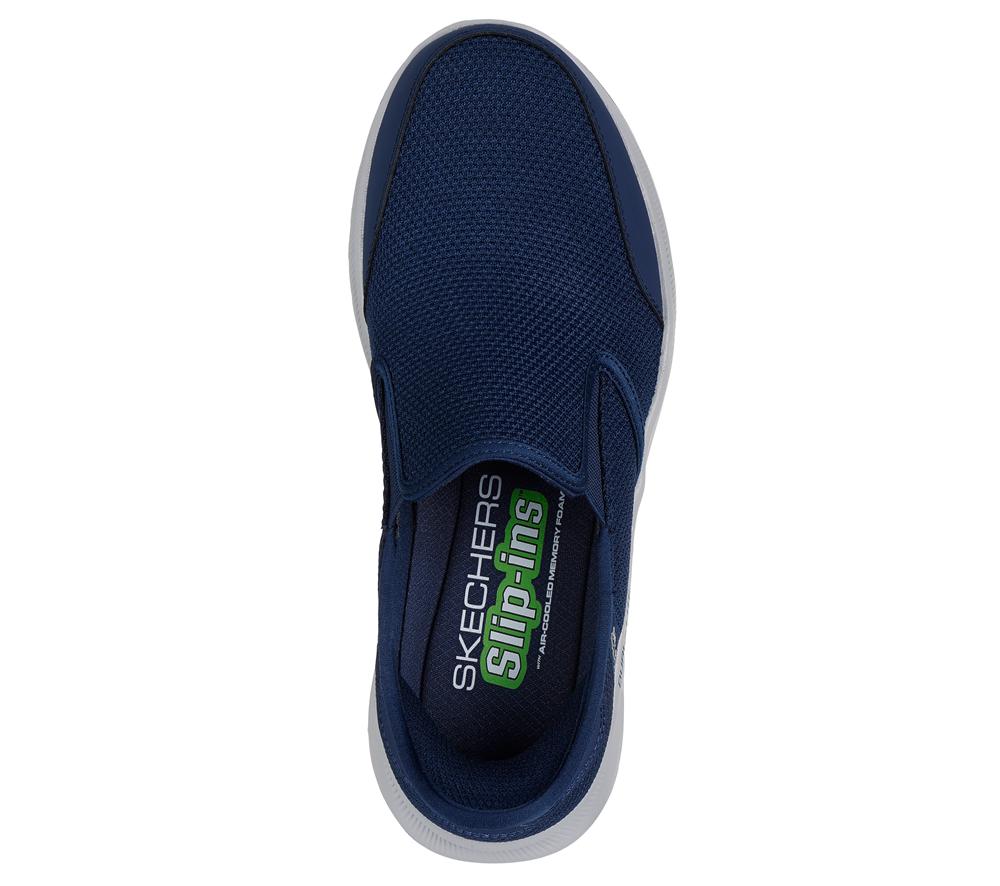 Men Skechers Slip-ins RF: Equalizer 5.0 - Drayze Sneakers Navy  USA |  6408-XJUHS