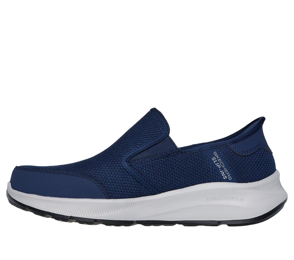 Men Skechers Slip-ins RF: Equalizer 5.0 - Drayze Hands Free Slip Ins Navy  USA |  4785-RZEIK