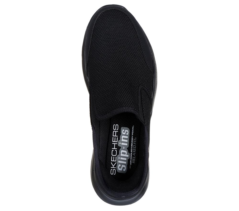 Men Skechers Slip-ins RF: Equalizer 5.0 - Drayze Hands Free Slip Ins Black  USA |  1603-ZUETV