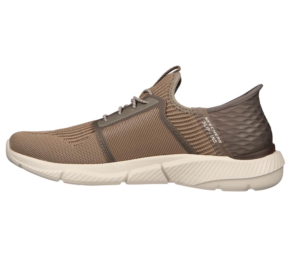 Men Skechers Slip-ins RF: Ingram - Brackett Slip On Shoes Taupe Brown  USA |  4107-LZCGM