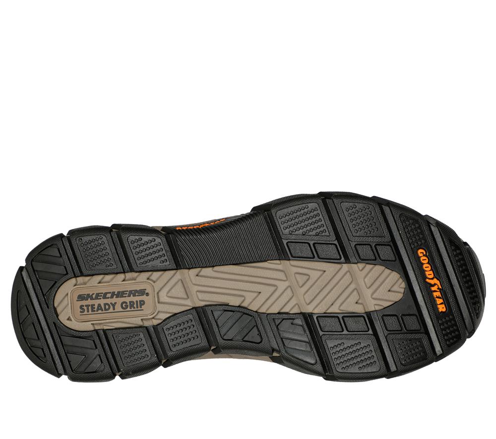 Men Skechers Slip-ins RF: Respected - Elgin Hands Free Slip Ins Brown  USA |  7201-FRZEX