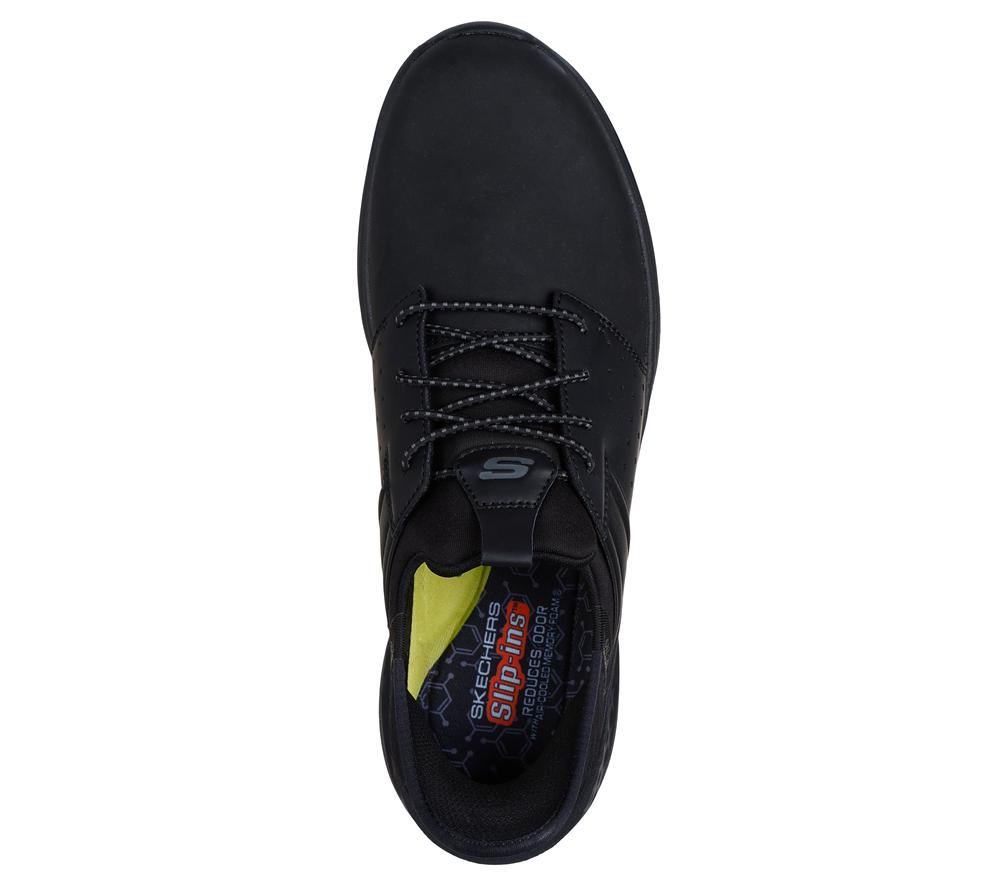 Men Skechers Slip-ins RF: Slade - Zachary Hands Free Slip Ins Black  USA |  3748-KQCBX