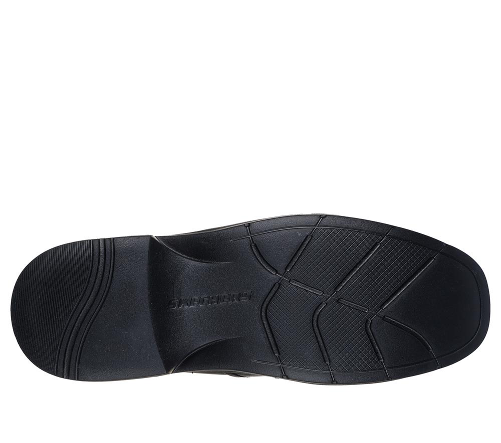 Men Skechers Slip-ins Relaxed Fit: Caswell - Frantone Smart Shoes Black  USA |  5728-WAQVU