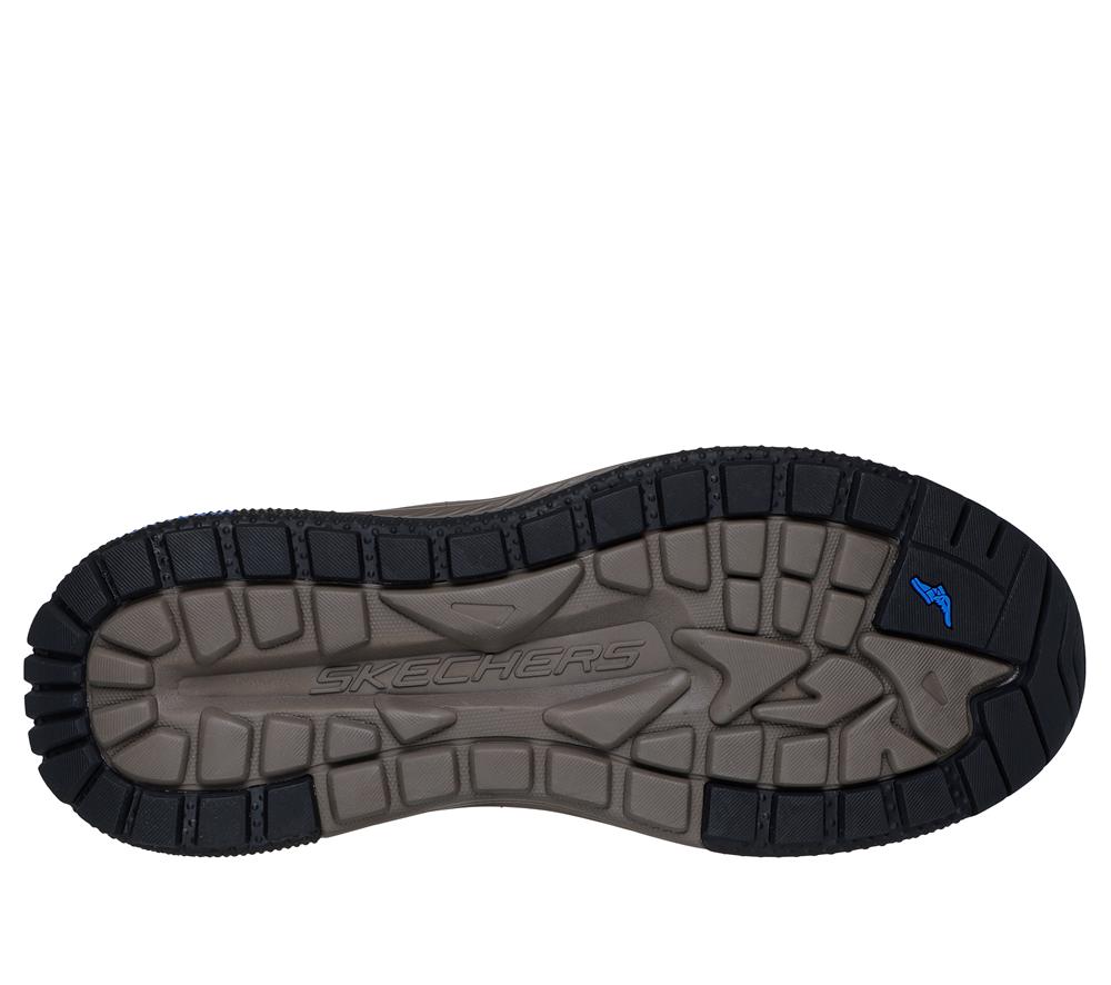 Men Skechers Slip-ins Relaxed Fit: Meroe - Pikeman Boots Brown  USA |  0936-UTOHD