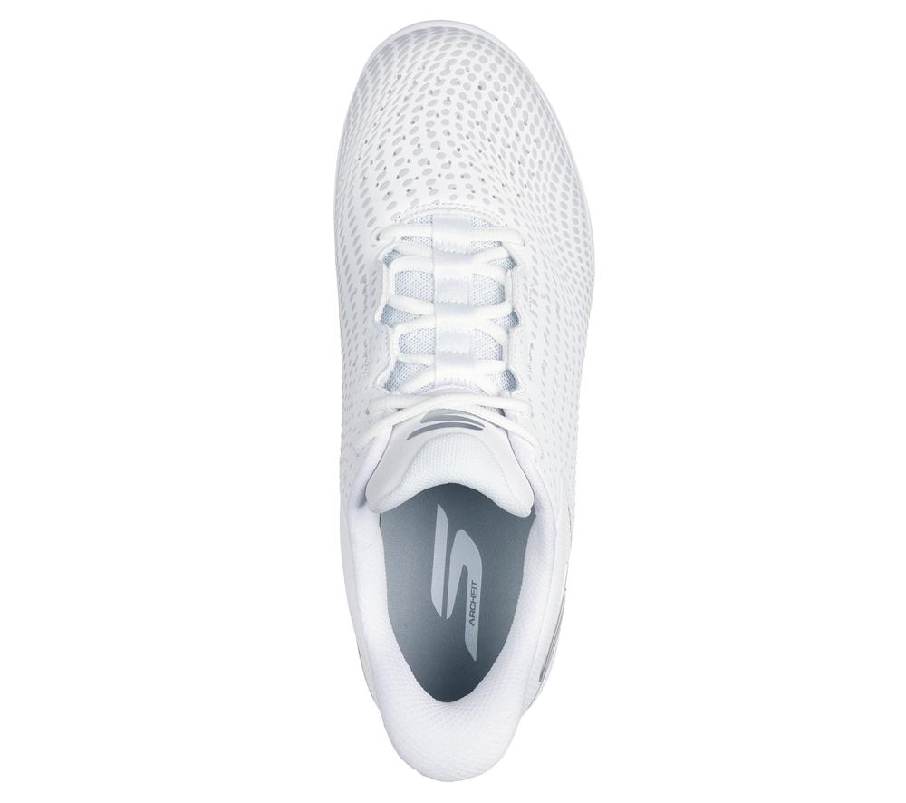 Men Skechers Slip-ins Relaxed Fit: Viper Court Reload Slip On Shoes White  USA |  7694-CZIOG