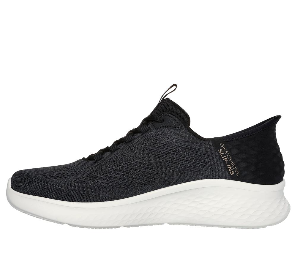 Men Skechers Slip-ins: Skech-Lite Pro - Primebase Hands Free Slip Ins Black / Grey  USA |  6729-TYNLQ